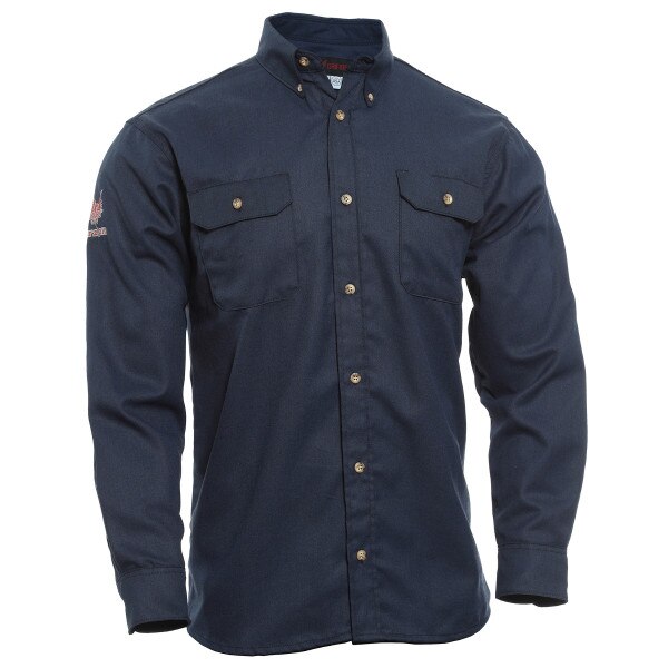 8 Cal DRIFIRE FR TECGEN Work Shirt in Navy